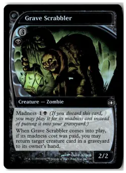MTG Foil Grave Scrabbler - Future Sight Moderately Played English - Image 1