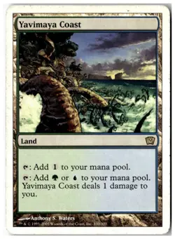 MTG Yavimaya Coast - 9th Edition Moderately Played English - Image 1