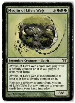 MTG Myojin of Life's Web - Champions of Kamigawa Heavily Played English - Image 1