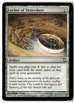 MTG Locket of Yesterdays - Time Spiral Heavily Played English - Image 1