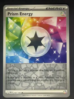Prism Energy #086/086 Reverse Holo SV: Black Bolt Pokemon Card TCG - Image 1