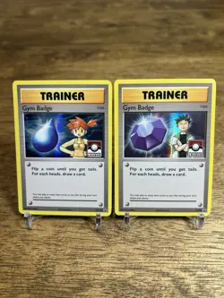 Kanto 8 Gym Badge Pokemon League HOLO BLACK STAR PROMO XY203-XY210 COMPLETE SET - Image 2