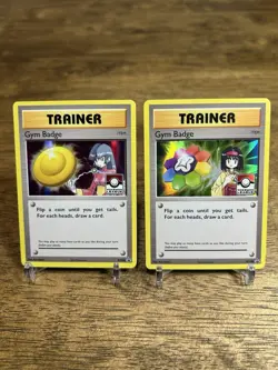 Kanto 8 Gym Badge Pokemon League HOLO BLACK STAR PROMO XY203-XY210 COMPLETE SET - Image 4