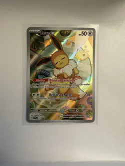 Eevee 173 Black Star Promo Prismatic Evolutions Holo Rare Pokemon - Image 1