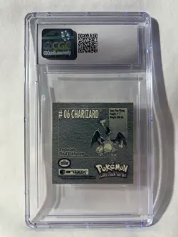 1999 Pokemon Charizard - ArtBox Stickers Series 1 #6 CGC 10 Gem Mint - Image 2