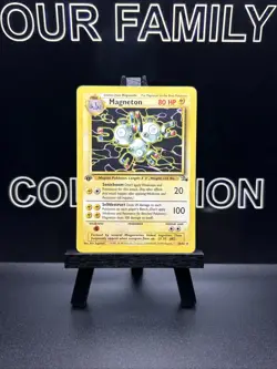 Magneton - 26/62- Fossil 1st Edition Rare Regular - Pokemon TCG MP - Image 1