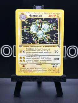Magneton - 26/62- Fossil 1st Edition Rare Regular - Pokemon TCG MP - Image 2