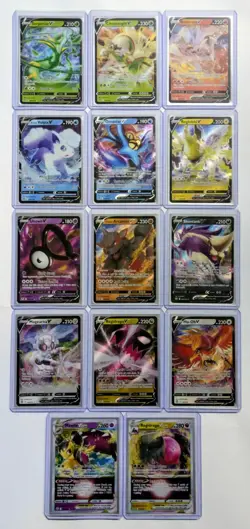 NM Pokemon TCG SWSH Silver Tempest Card Lot Of 14 Holo Rare V/VSTAR Fresh Pulls. - Image 1