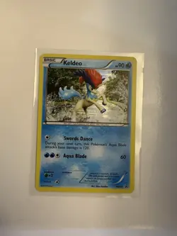 Keldeo BW60 Promo Holo Rare Black & White Pokemon Trading Card Game LP+ - Image 1