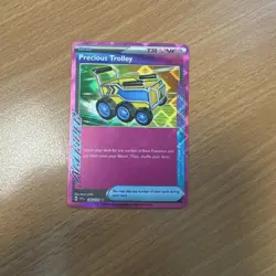 Pokemon TCG Precious Trolley Surging Sparks Ace Spec Rare Card 185/191 - Image 1