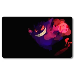Board Game Gengar Playmat-Compatible for Pokemon TCG MTG Trading Card - Image 1
