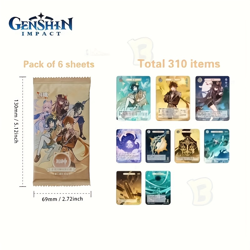 Premium Shiningsoul Genshin Impact Anime Card Game Booster Gift 1/5/10/18 Pack - Image 3