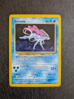 Suicune 27/64 Neo Revelation 2001 Pokemon Card LP - Image 1