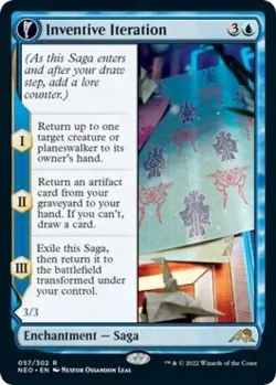 Inventive Iteration - Near Mint MTG Kamigawa: Neon Dynasty - Image 1