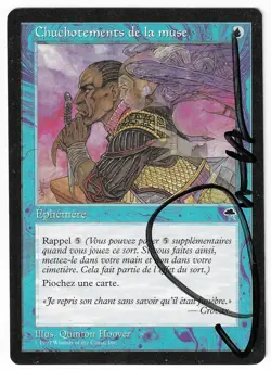 ►Magic-Style◄ MTG - Whispers of the Muse - Tempest Signed Quinton Hoover - Good - Image 1
