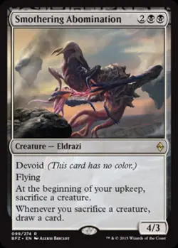Smothering Abomination - Medium Play MTG Battle for Zendikar - Image 1