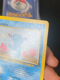 CARTE POKEMON AXOLOTO 71/75 FR COMMUNE NEO DISCOVERY - EXC+ - Image 3
