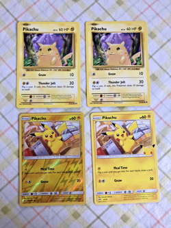 Pikachu Card Lot Pokemon TCG 2016 Pokemon Evolutions Pikachu #35 /108, McDonalds - Image 1