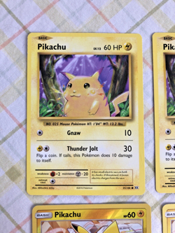 Pikachu Card Lot Pokemon TCG 2016 Pokemon Evolutions Pikachu #35 /108, McDonalds - Image 2
