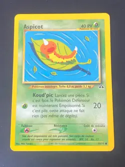 CARTE POKEMON ASPICOT 70/75 FR COMMUNE NEO DISCOVERY - EXC - Image 1