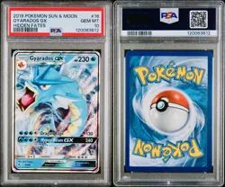 POKEMON PSA 10 GYARADOS GX 16/68 HIDDEN FATES ENGLISH 2019! - Image 3