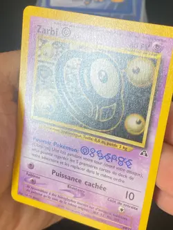 CARTE POKEMON ZARBI O 69/75 FR COMMUNE NEO DISCOVERY - EXC - Image 2