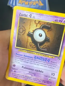CARTE POKEMON ZARBI E 67/75 FR COMMUNE NEO DISCOVERY - EXC - Image 2