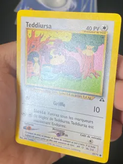 CARTE POKEMON TEDDIURSA 65/75 FR COMMUNE NEO DISCOVERY - NM - Image 2