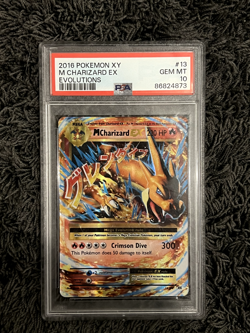 PSA 10 M CHARIZARD EX #13 POKEMON 2016 XY EVOLUTIONS GEM MINT 13/108 - Image 1