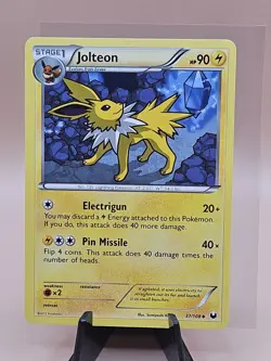 2012 Pokemon, Dark Explorers, #37/108 Jolteon - Image 1