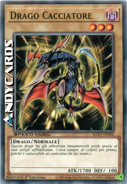 DRAGO CACCIATORE (SPEED DUEL) (Hunter Dragon) Comune • SGX1 ITG02 • 1Ed • Yugioh - Image 1