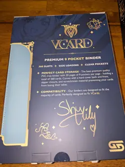 V Card Rising Stars 9-Pocket Binder Shylily Edition (Collector's Item) RARE - Image 3