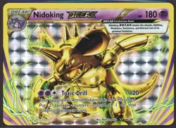 Pokemon 2016 XY Evolutions Nidoking BREAK #46 Ultra Rare Card - Image 1