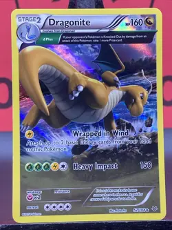 Dragonite 52/108 Pokemon TCG XY Roaring Skies Holo Rare Card LP - Image 3