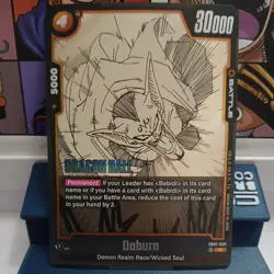 DABURA Dragon Ball Super Manga Booster Card Fusion World Dabura SB01-030 TCG CCG - Image 1
