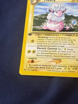 Flaaffy 34/111 Neo Genesis Regular 1st edition wotc Pokemon card Lp + - Image 3
