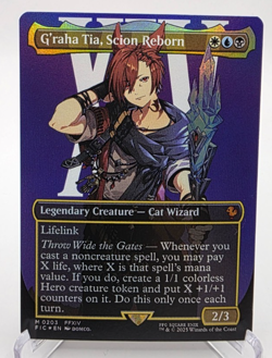 G'raha Tia Scion Reborn Borderless 0203 MTG FIC Mythic NP Foil - Image 1