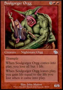 Soulgorger Orgg - Medium Play MTG Judgment - Image 1
