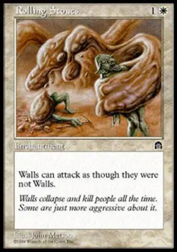 Rolling Stones - Medium Play MTG Stronghold - Image 1