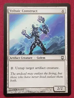 Magic The Gathering DARKSTEEL VOLTAIC CONSTRUCT artifact card MTG - Image 1
