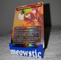 Knuckles - Secret Lair x Sonic - MTG - Knuckles The Echidna - NM - Image 1