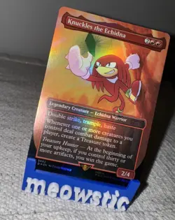 Knuckles - Secret Lair x Sonic - MTG - Knuckles The Echidna - NM - Image 2