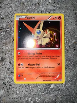 Pokemon TCG Cards Victini XY189 Black Star Promo Holo NM * SWIRL * - Image 4