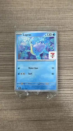 7/11 Lapras 031/142 Seven Eleven Asia Exclusive Promo SCR Pokemon TCG Sealed - Image 1