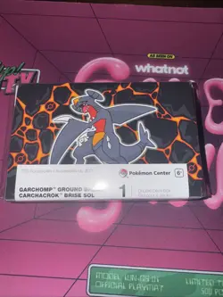 GARCHOMP (Pokemon Center Exclusive) Ground Break Double Deck Box BRAND NEW - Image 1