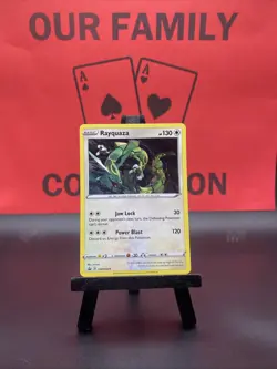 Rayquaza SWSH029 Cosmos Holo Pokemon TCG Black Star Promo Near Mint - Image 1