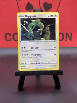Rayquaza SWSH029 Cosmos Holo Pokemon TCG Black Star Promo Near Mint - Image 2