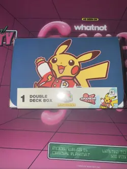 Rare New 2025 World Championships Anaheim Pokemon Tcg Double Deck Box Pikachu - Image 1