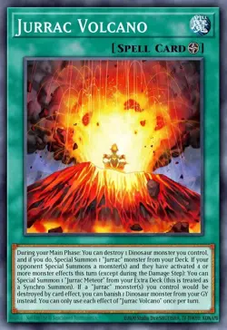 BLMM-EN019 Jurrac Volcano Secret Rare YuGiOh Preorder - Image 1