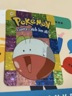 Electrode #101 - Vintage Vending Machine Prism Sticker 2000 - Pokemon Card - Image 1